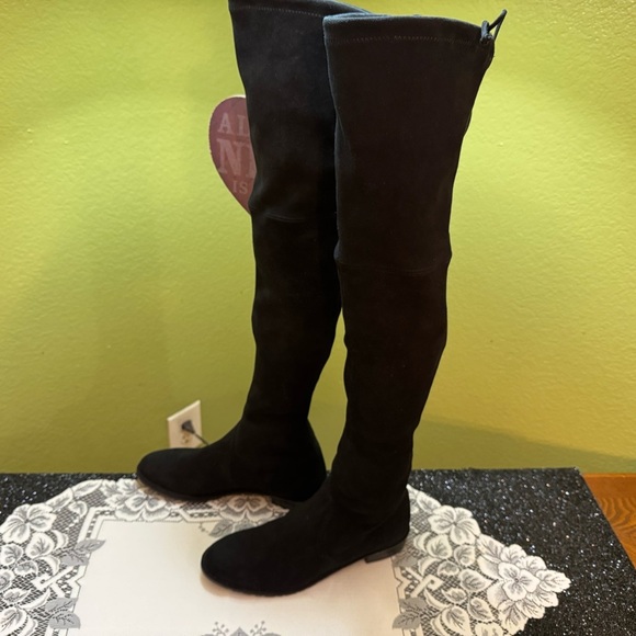 Stuart Weitzman Women's Black Over-the-Knee Boots - Picture 9 of 17